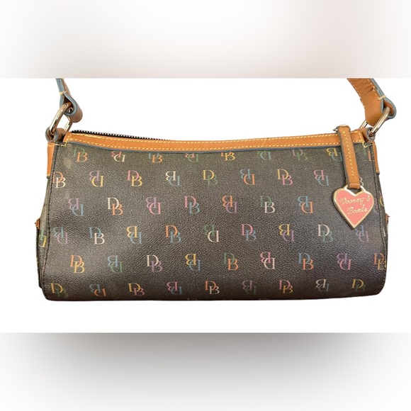 Dooney and Bourke Multicolor Signature Hobo Shoulder Bag - Picture 6 of 16
